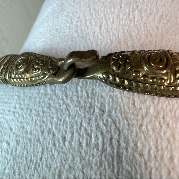 SUSAN GREEN DOUBLE STRAND AURORA BOREALIS QUARTZ BRASS NECKLACE OOAK - Picture 5 of 16